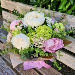 Bouquet deluxe peonie e viburno