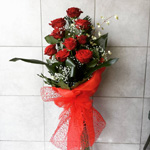 Mazzo regalo, rose rosse